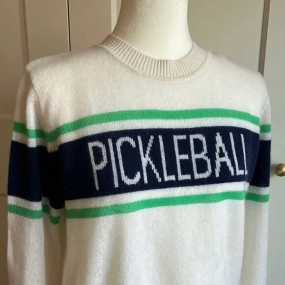 Alashan Luxury Cashmere Pickleball Sweater Size Large - Picture 9 of 9